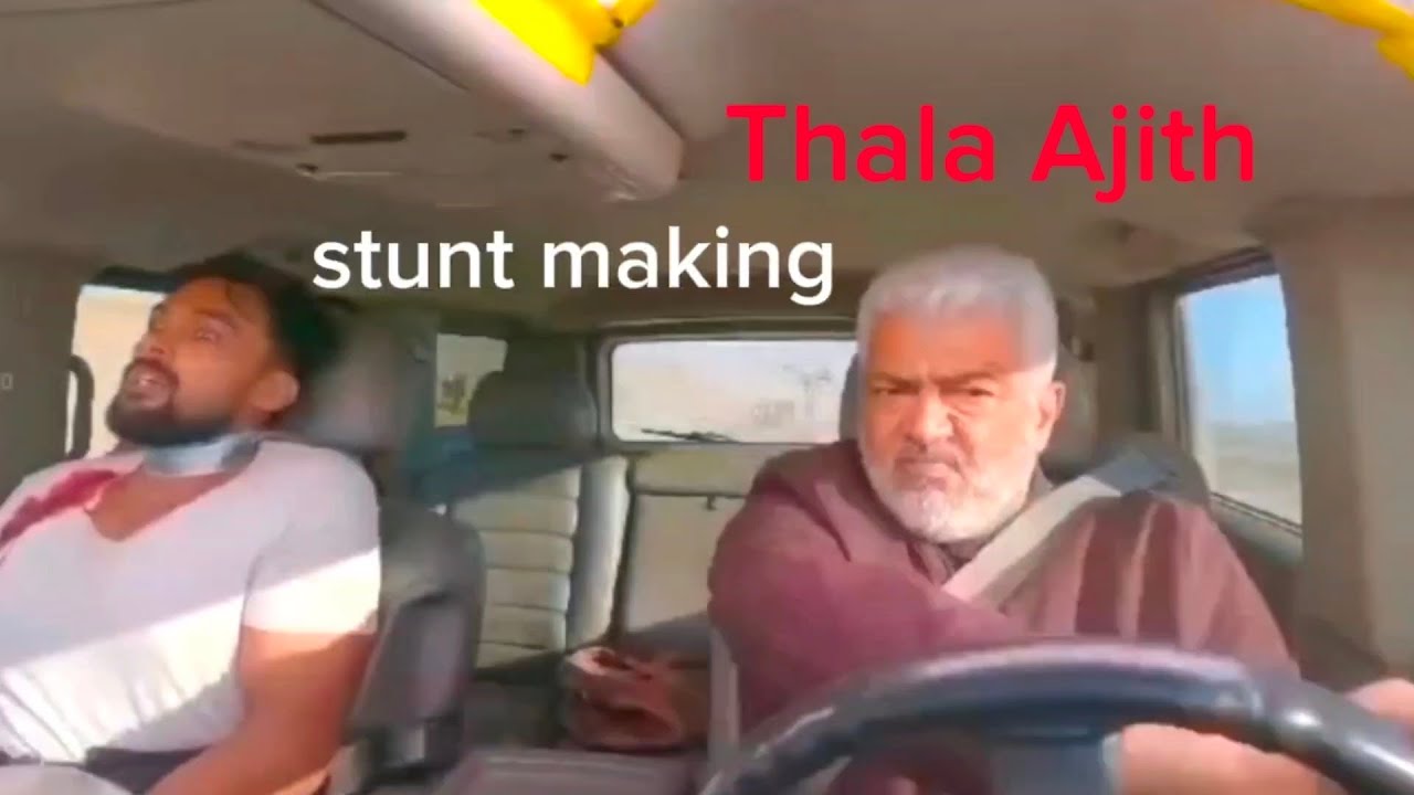 Thala Ajith stunt making video vidaamuyarchi|vidaamuyarchitamilwhatsappstatus ajith mass status