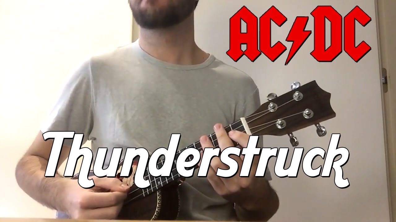 AC/DC - Thundestruck [Ukulele Cover w/TAB] - YouTube