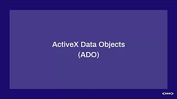 ActiveX Data Objects (ADO) - Cyberiom