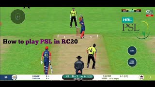 How to play PSL in Real cricket 20 | how to play PSL in Real cricket 20 free screenshot 3