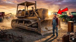 The 10-Ton Dozer Hit The Auction... It Resurrected A Bankrupt Farm From Junkyard Steel