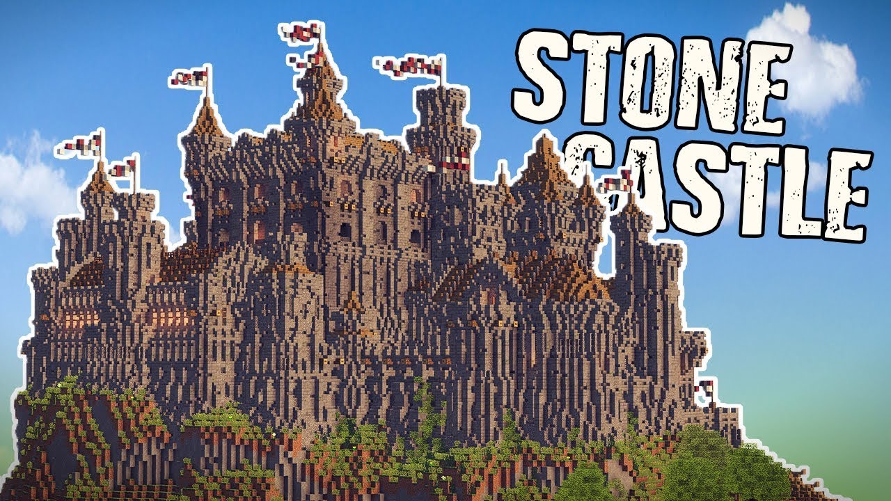 Big Medieval Stone Castle Showcase Minecraft