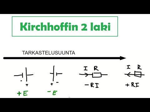 Video: Mikä on Kirchhoffin toinen sähköpiirien laki?