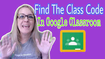 Find the class code in Google Classroom