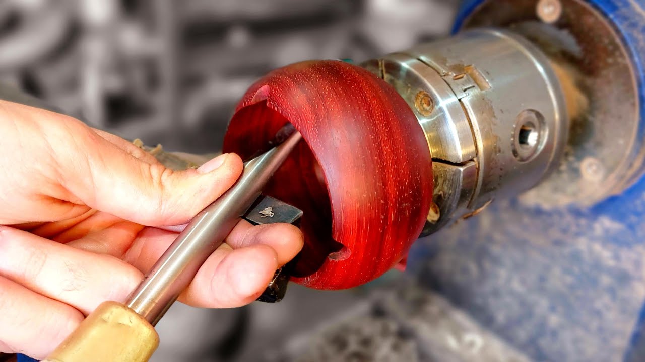 Woodturning _ Making an ashtray with the rarest wood in the world YouTube