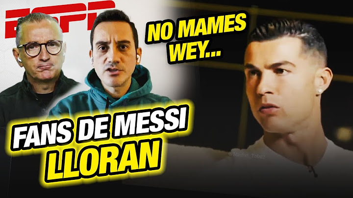 Cristiano Ronaldo DESTRUYE a los fans de Messi (ESPN) MEJOR DE LA HISTORIA - ENTREVISTA EDU AGUIRRE