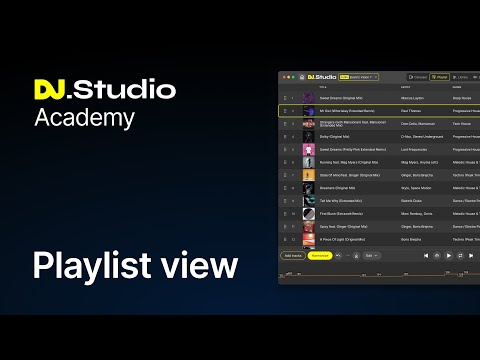 Playlist View Essentials For DJs Spot Key Clashes Visualize BPM Build Structure 