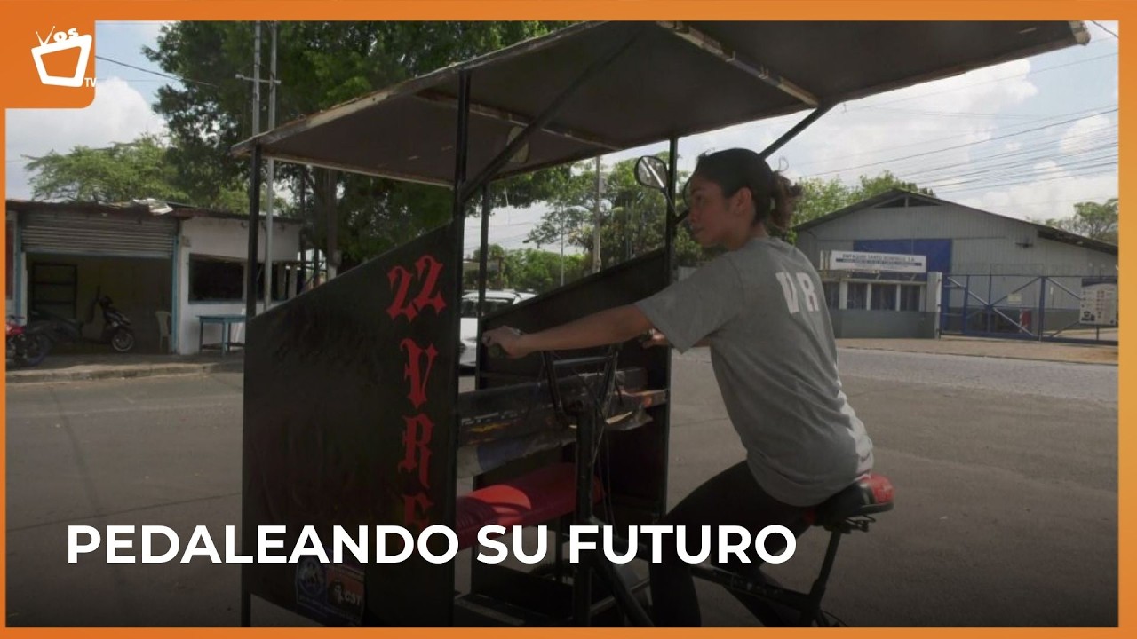 La historia de Keyling Castillo, la triciclista que sueña con ser arquitecta
