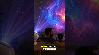 Galaxy Star Projector Lamp - LED Night Light with High Definition Projection, Ambient Bedroom Decor