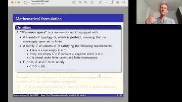 The mathematics of a model of the mind in psychology.