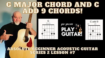 G major and C add 9 Beginner Guitar Lesson