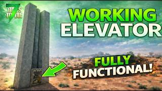 How To Make A Perfect Working Elevator In 7 Days To Die 2.5