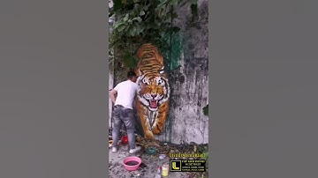 Vẽ tranh 3D đường phố cực đỉnh - Vẽ tranh Tiktok