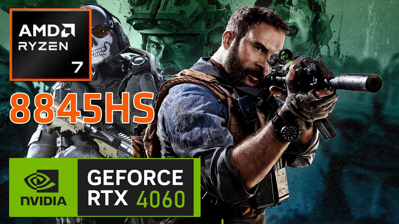 CoD: MW (2019) | RTX 4060 Laptop | Ryzen 7 8845HS | 1080p Max Settings