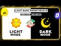 Dark Mode &amp; Light Mode Toggle Using CSS &amp; JavaScript | Easy Tutorial 🚀#js #css #darkmode  #lightmode