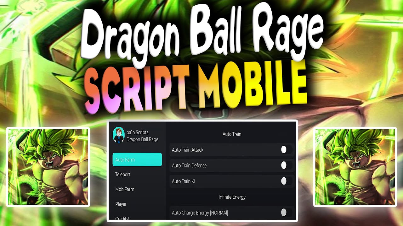 Dragon ball rage script autofarm teleports youtube