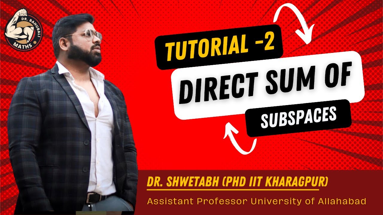 Lecture 19 Direct sum of even and odd functions | Vector space of functions