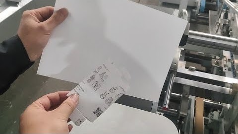 GL-650PC-A #foldergluer #machine for small and thin paper pocket #printing  #paper #pocket #package