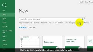 How to Create a Calendar in Microsoft Excel :Tutorial