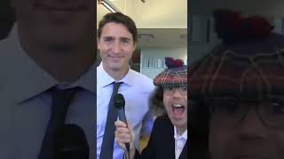 Nardwuar JOKES with Prime Minister Justin Trudeau! #shorts