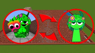 I Summon Incredibox Sprunki ALL VINERIA PHASE in Maze Gmod Minecraft PE!
