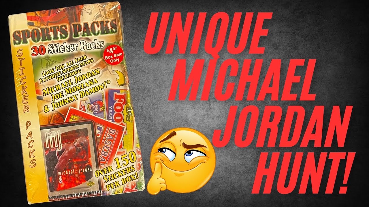 Opening Over 150 Mystery Stickers From 2006 Mystery Box - Chasing Michael Jordan