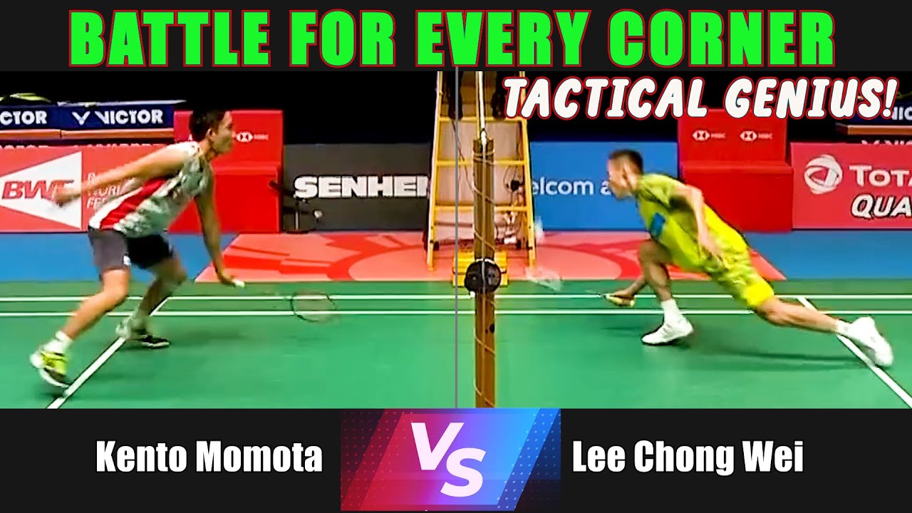 BATTLE FOR EVERY CORNER – TACTICAL GENIUS! Kento Momota vs Lee Chong Wei