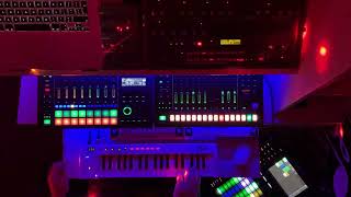 Vanderson -  Goa Trance hardware live set V MC-707 TR-8S Virus Ti JP-8080 Force