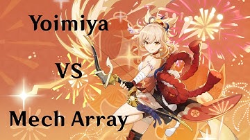 Yoimiya 1 cycles the 2.2 million HP Mechanical Array! 174k AA (Build at End)