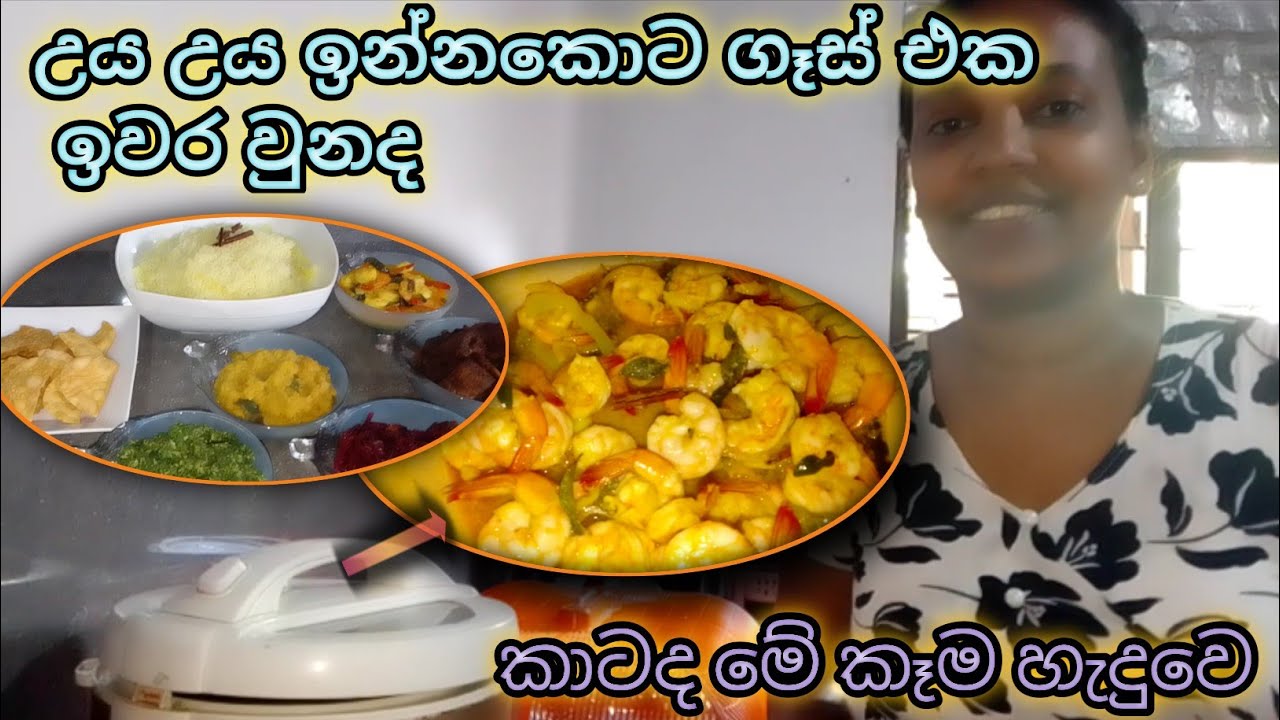 උයද්දි ගෑස් ඉවර වුනාම,දර ලිපකුත් නැතිව මම කෑම හදන හැටි