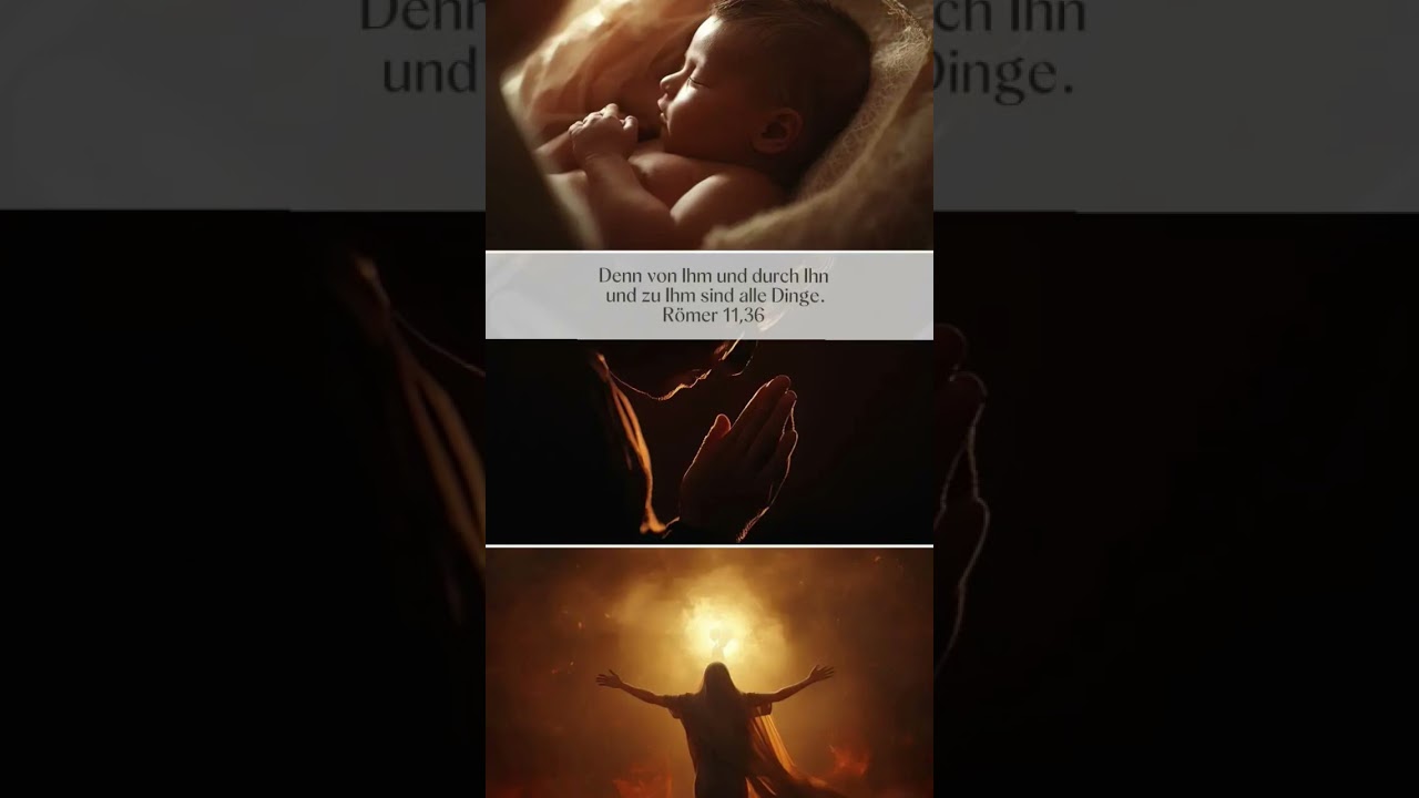 Aus Seiner Liebe entstanden, in Seiner Gnade lebend, zu Seinem Herzen zurück.