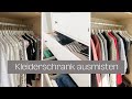 Kleiderschrank ausmisten und aufrumender erste schritt der vernderung