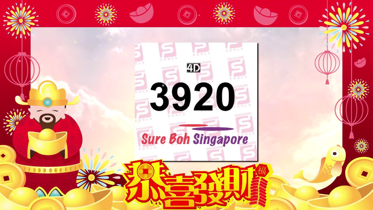 Sure Boh Singapore 4d Generator Youtube