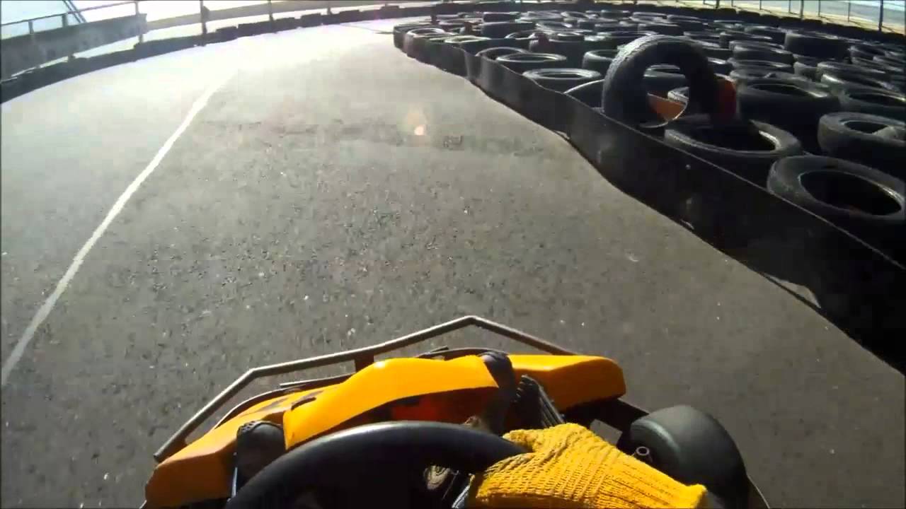 Go Karting Blackpool Sea front June 2013 Go Pro YouTube