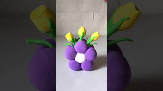 DIY Cute Flower Pot | Cute desk decor idea #handmade #shorts #viralshorts #diy #trending#cuteflowers