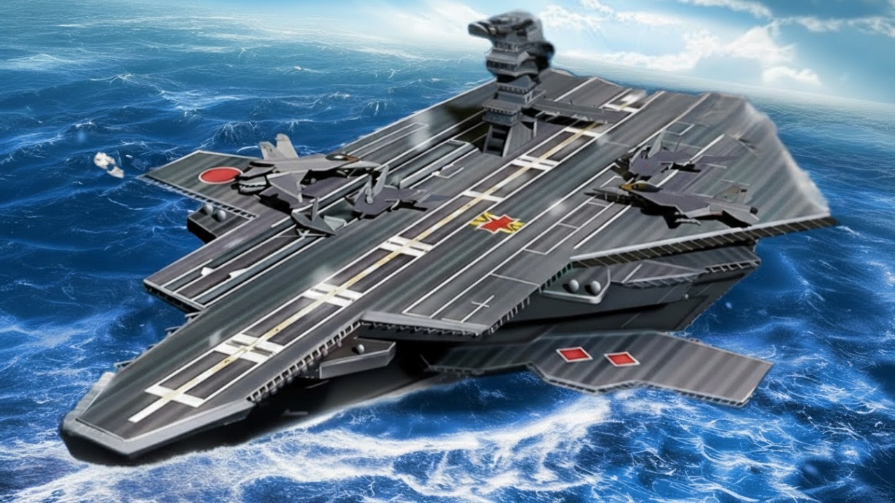 O porta-aviões japonês de US$ 7 bilhões choca os EUA e a Rússia!