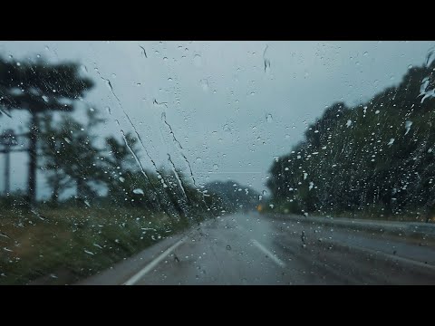 [4K] Driving in the Heavy Rain at ExpressWay 폭우속 드라이빙