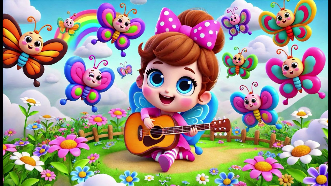Colorful Butterflies | Nursery Rhymes & Kids Songs 🎶