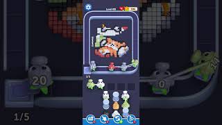 Pixel Flow Level 415 walkthrough | puzzle solution | no commentary