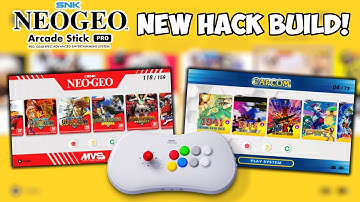 Neo Geo Arcade Stick Pro Capcom & Neo Geo Only Hylostick Pro Hack Build With New Themes!