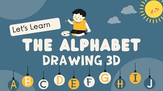 اتعلم رسم جميع الحروف ثلاثيه الابعاد سهل للمبتدئين Learn to draw all 3D letters art 3d drawing