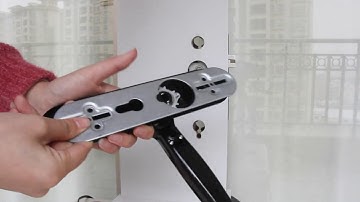 selockey s2200 smart lock sliding crew design-easy installation video without redrill