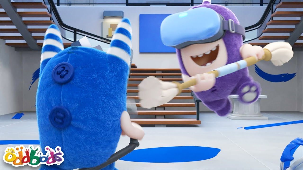 🎮The Odd Games!🕹️ | OddBods | Moonbug Kids - Sports and Games For Kids