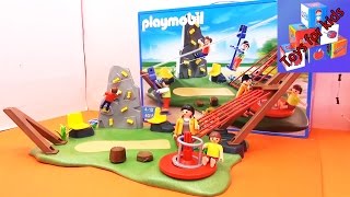 Playmobil Toy 4015 Playground Superset Super Set Rock Climbing Zipline Wall 
