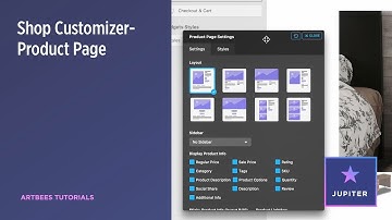 Jupiter Shop Customizer - Products Page