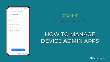 How to Manage Device Admin Apps - realme [Android 11 - realme UI 2]