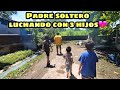 😢 PADRE SOLTERO LUCHANDO CON 3 HIJOS 😥💔 Con nudo en su garganta nos cuenta todo lo que a pasado 😢💔