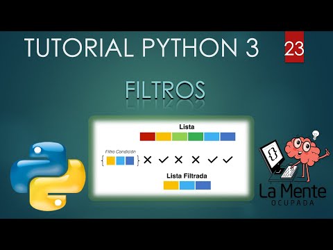 Python 3 Tutorial para Principiantes #23 - Filtros