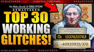 Top 30 GLITCHES in Oblivion Remastered that still Work After Patch (Ultimate Glitch Guide)
