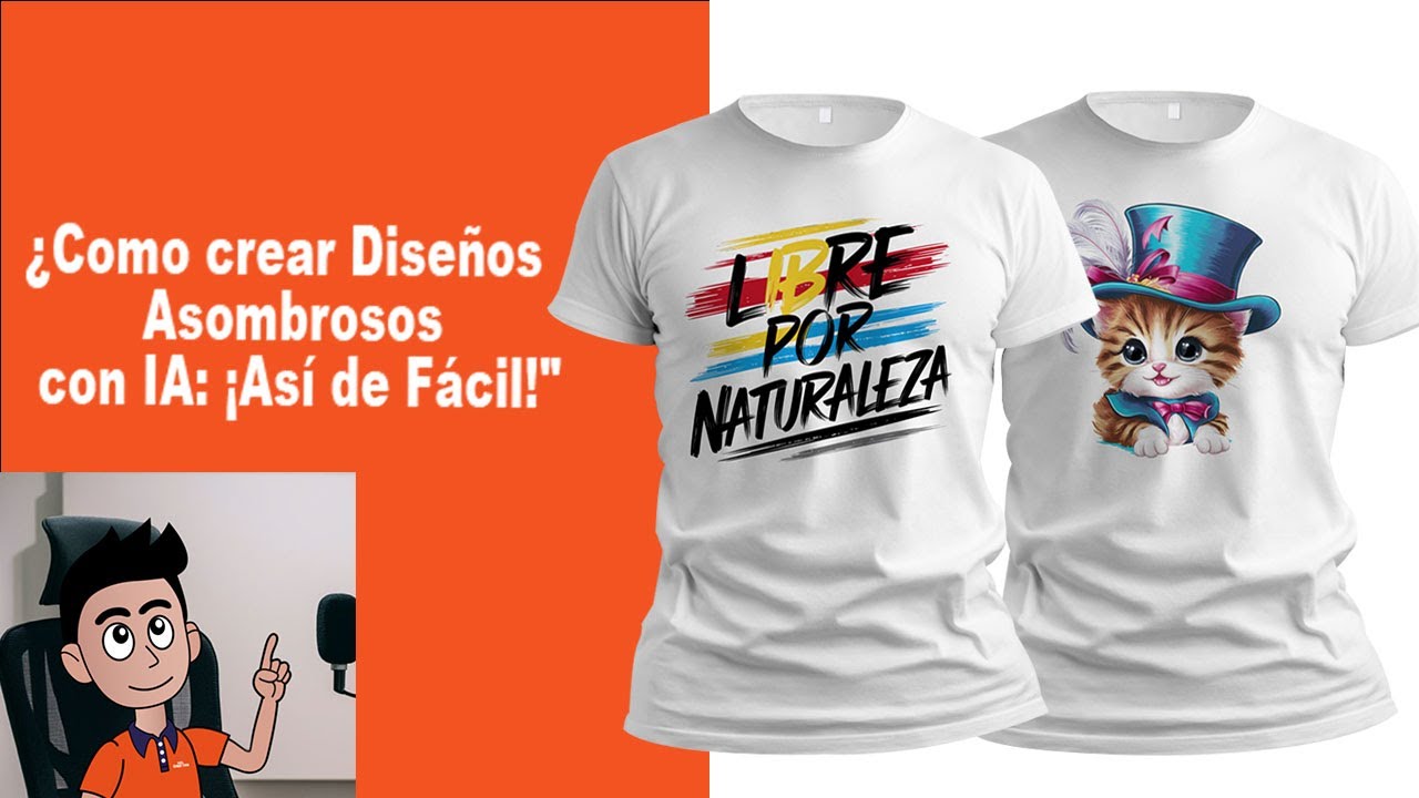 Como crear diseños de camisetas asombrosos con la IA - YouTube